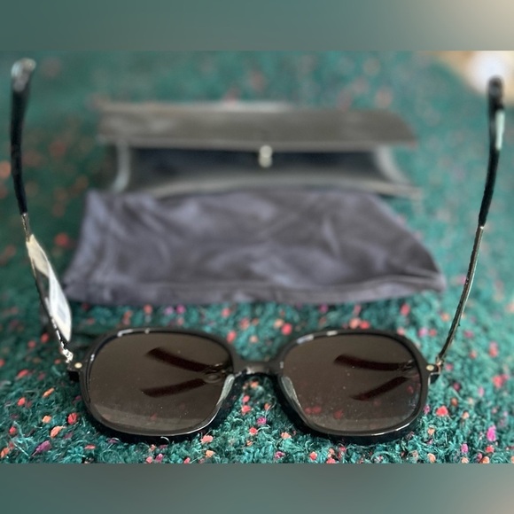 RARE rag & bone 1031/G/S Oversized Round Sunglasses NWT Full Set main image 11